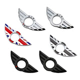 Car Door Lock Pin Emblem Sticker Wing Badge Decoration for Mini Cooper
