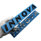 Car Styling Rear Tail Door Trunk Stickers for Toyota INNOVA Emblem Exterior Accessories