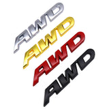 Metal Car Body Side Emblem Badge AWD Logo Sticker for Honda Civic Fit Accord Odyssey Jazz CRV Crosstour City Jade HRV Pilot CRZ