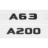 Mercedes Benz A63 A200 A220 A250 A260 ABS Car Rear Sticker Decal