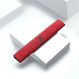 2pcs 32.5cm Citroen Logo Suede Car Seat Safety Belt Pads Shoulder Protection Cover