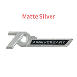 ABS Car Side Rear Trunk Emblem Sticker Decals for Land Cruiser 70th Anniversary LC300 LC200 FJ200 2016-2022 Accessories