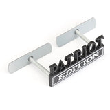 Jeep Patriot Edition Metal Car Front Grille Emblem Badge Auto Rear Sticker Decal