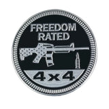 Jeep 4X4 Round Alloy Car Body Side Emblem Badge Rear Sticker Decal