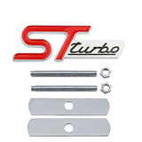 Ford ST Turbo Metal Car Front Grille Emblem Badge Decal