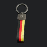Mercedes Benz Nylon Webbing Car Key Chain Holder Keyring Pandant