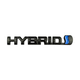 13.4x2cm Car Trunk Front Girlle Badge Sticker for Toyota Hybrid Yaris Avalon Auto Whole Body Emblem Decal Exterior Accessories