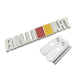 Mitsubishi Ralliart Metal Car Front Grille Emblem Badge Auto Rear Sticker Decal