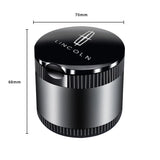 Lincoln Metal Car Ash Tray Auto Ashtray Cigarette Holder Box with LED Light