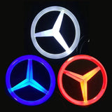 9.5cm Mercedes Benz ABS LED Light Car Logo Rear Emblem Badge