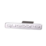 Audi Quattro Logo ABS Car Front Grille Emblem Badge Decal