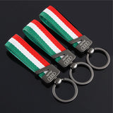 Audi Car Logo Nylon Webbing Key Chain Keyring