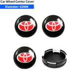 4pcs/set 58/60/62mm Toyota Car Wheel Center Hub Caps Hub Covers