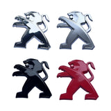 Peugeot Lion Logo Metal Car Front Sticker Decal Trunk Emblem Badges