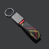 Mercedes Benz AMG Oxford Webbing Car Keychain Keyring
