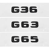 Mercedes Benz G36 G63 G65 G200 G230 G300 G350 G500 G550 ABS Car Rear Sticker