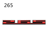 Chevrolet Letter 262 265 267 283 Metal Car Rear Sticker Decal Trunk Emblem Badge
