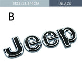 Jeep Metal Car Front Hood Sticker Decal Auto Trunk Emblem Badge