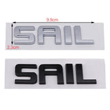 Chevrolet SAIL Logo ABS Car Trunk Sticker Decal Auto Rear Emblem Badge