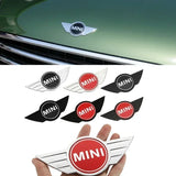 ABS Car Styling for Mini Cooper Logo R55 R56 R60 R61 Auto Engine Hood Emblem Sticker Refit Replacement Front Head Accessories
