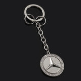 Mercedes Benz Diamond Metal Car Keychain Keyring