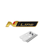 Hyundai N Line Logo Metal Car Front Hood Grille Emblem Badge Decal