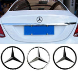 Car Rear Middle Emblem Badge for Mercedes Benz A C E CLA GLC Class W117 W176 W204 W205 W213 W253
