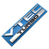 ABS Car Body Side Sticker for  VTEC TURBO Fit Jazz City Civic Inspire Accord HRV CRV Odyssey Jade Emblem Badge Accessories
