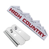Jeep High Country Metal Car Body Fender Side Sticker Auto Front Grille Emblem Badge