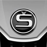80mm/90mm Skoda S Logo ABS Car Front Hood Emblem Badge Rear Sticker Decal