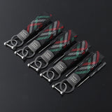 Audi Car Logo Oxford Webbing Keychain Key Ring Pendant