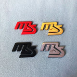 Mazda MS Logo Metal Car Rear Sticker Decal Auto Trunk Emblem Badge