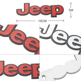 Jeep 4x4 4WD Logo Metal Car Rear Sticker Decal Auto Body Fender Side Emblem Badge