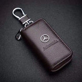 Mercedes Benz Cowhide Car Key Cover Shell Key Bag Protective Cover