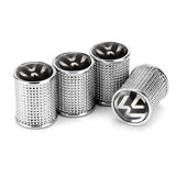 4pcs Alloy Car Tire Valve Cap Wheel Decoration for Volkswagen VW Polo Golf Passat Touran Bora Beetle Jetta Tiguan CC Scirocco Santana