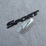 Metal Car Sticker Rear Trunk 3D SPORT Emblem Grille Badge for Highlander Carmy Avalon Prius Corolla Yaris Hilux Styling