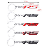 Chevrolet RS Logo Metal Car Key Rings Keychain Pendant