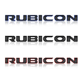 Jeep Rubicon Metal Car Rear Sticker Auto Body Side Emblem Badge