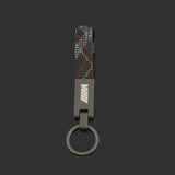 BMW M Power Metal Car Keychain Oxford Webbing Key Rings