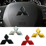 Mitsubishi ABS Car Steering Wheel Cover Sticker Decal Emblem Badge