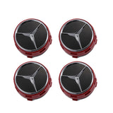 4pcs/set 75mm Mercedes Benz ABS Car Wheel Center Hub Caps Cover A0004000900