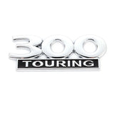 Jeep 300 TOURING Logo Metal Car Fender Side Sticker Rear Emblem Badge Decal