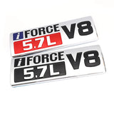 Car Trunk Body Sticker Emblem for Toyota IFORCE 5.7L V8 Logo Yaris Prado Highlander Venza Hiace Previa SEQUOIA Accessories