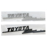 ABS Car Badge Body Side Fender Rear Tail Trunk Sticker for Toyota