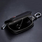 Leather Car Logo Keychain Cover Case Key Bag for W203 W205 W204 W210 W211 W212 W124 G500 C200 E320 CLA CLK CLS SLK SLS