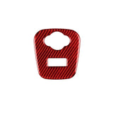 Carbon Fiber Car Cigarette Lighter Panel Decal Decoration Cover Sticker for Mini Cooper
