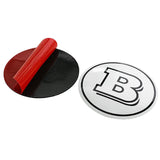 4Pcs 56/90mm Mercedes Benz Brabus Car Wheel Hub Sticker Decal
