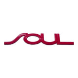 16.6x2.9cm KIA SOUL Metal Car Rear Sticker Letter Trunk Emblem Badge Decal