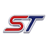 Ford ST Logo Metal Car Rear Sticker Auto Body Side Emblem Badge Decal