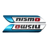 2pcs Nissan Nismo Logo Metal Car Side Sticker Emblem Badge Decal Auto Body Decoration